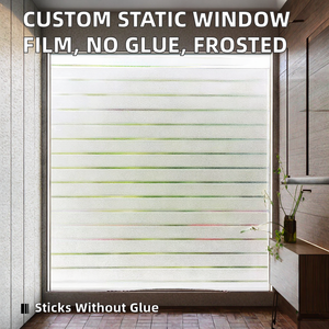 Vinilos Decorativos Autoadhesivos para Ventanas, Película de PVC Esmerilada para Puertas de Vidrio, Aislamiento Térmico Antirrotura, Tamaño Personalizado 5 - Product Image 2