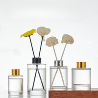 Flacon diffuseur de maison 100ml 150ml 200ml Flacon d'aromathérapie Flacon diffuseur noir avec bâton