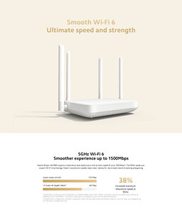 Xiaomi ax1500 Router 1000Mbps Home Modem với QoS VPN tường lửa USB WPS 4G WAN Lan Wi-Fi 2.4G 5g giao diện 12V tiêu chuẩn - Product Image 3