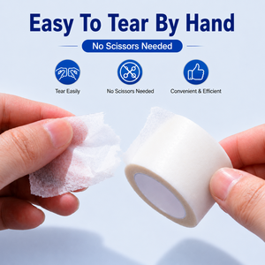 Rouleau de pansement médical non tissé hypoallergénique à haute adhérence, personnalisable en gros, pour la fixation de bandages en clinique - Product Image 3