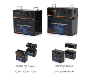 Générateur solaire portable multi-capacités 12V LiFePO4, batterie lithium-ion 200Ah 300Ah 7Ah-628Ah pour système solaire hors réseau - Product Image 1