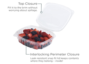 Salata depolama ve Take-Out kapaklı plastik ambalaj için özelleştirilmiş dayanıklı tek kullanımlık plastik yiyecek kutusu - Product Image 6