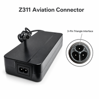 Chargeur de batterie lithium-ion professionnel Joyun 42V 4A 168W LK150-4200400 avec protection contre l'inversion de polarité pour vélo électrique