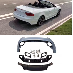 Kits carrosserie, pare-chocs arrière avec diffuseur pour <span class=keywords><strong>Audi</strong></span> A5 S5, style <span class=keywords><strong>RS5</strong></span> modifié, B8 B8.5, 2 <span class=keywords><strong>portes</strong></span>, <span class=keywords><strong>4</strong></span> <span class=keywords><strong>portes</strong></span>, 2009-2016 - Product Image 1