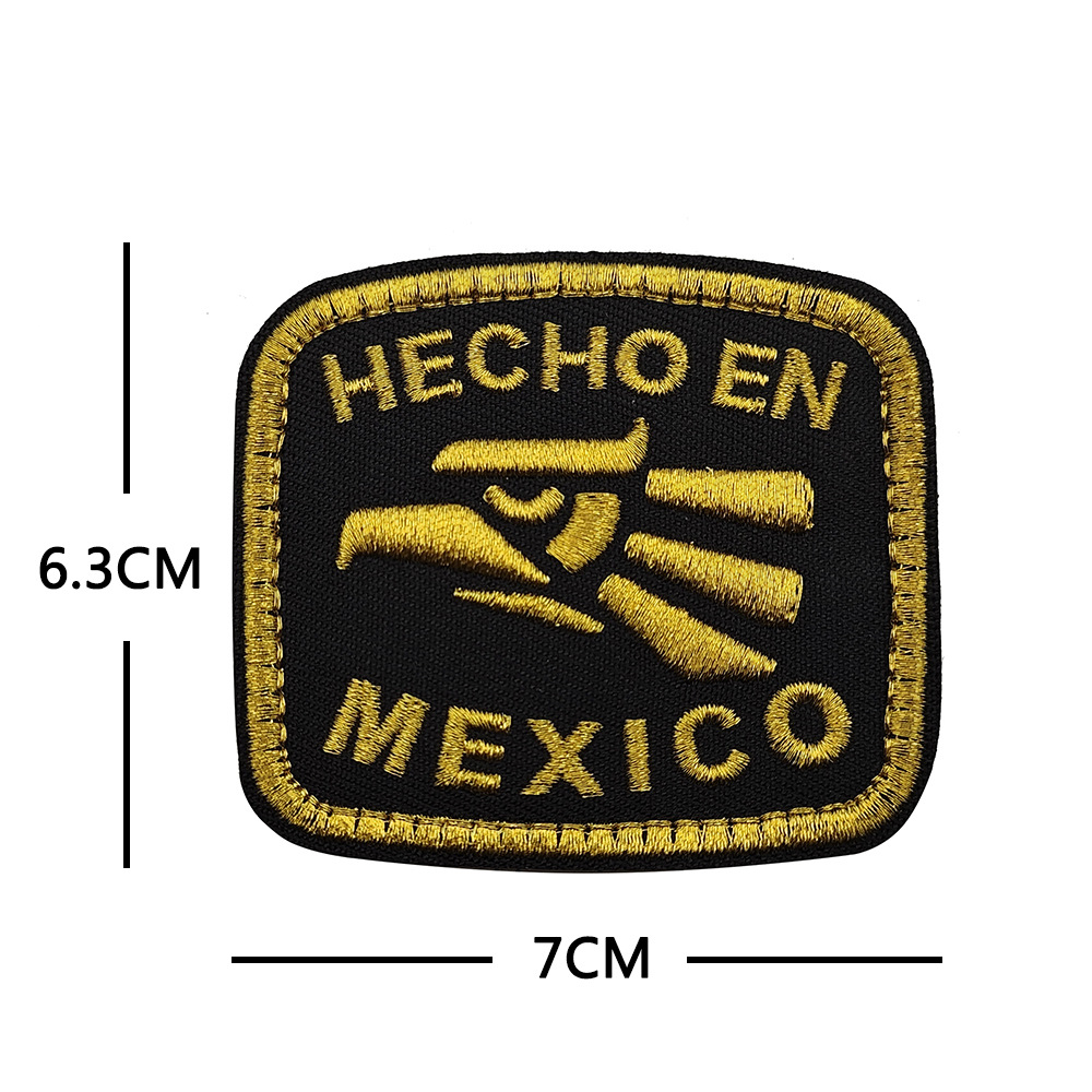 V01695-4 Pájaro mexicano (HECHO EN hilo dorado)