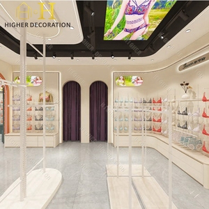 Étagère de présentation pour boutique de lingerie avec éclairage LED, hauteur réglable et design écologique - Product Image 3