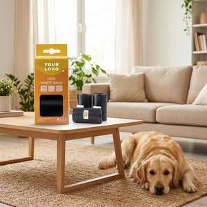 Bolsas para Desechos de Perros, Material PE, Diseño Simple, Color Negro, 8 Rollos de Repuesto, Fábrica OEM - Product Image 5