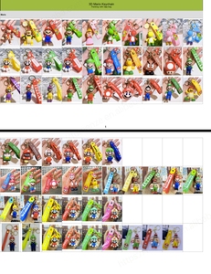 Llavero de Mario Bros, Portátil, de Goma 3D, Lindo Llavero de Luigi, Cordón, Anime, Kuba, Bowser, Llaveros Promocionales, Colgante para Coche, Regalo - Product Image 3