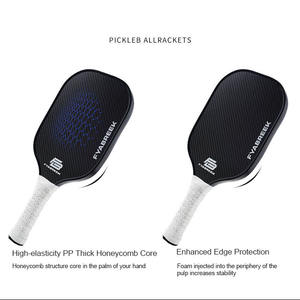 Chifory alta calidad 3K fibra de carbono 16mm Honeycomb Hole Pickleball Paddle Set entrenamiento deportivo duradero personalizable para niños - Product Image 2