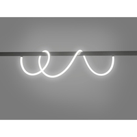 360 degrés Flexible magnétique piste lumières néon Tube lumière ronde silicone diffuseur décoratif lumière linéaire 48V 1M 2M 3M 4M