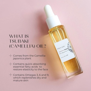 Private Label giapponese biologico Tsubaki viso luminoso Retore elasticità della pelle rimuovere le rughe rendere la pelle più giovane olio essenziale - Product Image 6