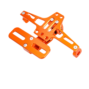 Soporte de Matrícula Ajustable para Motocicleta de Gran Cilindrada de Aleación de Aluminio Modificada - Product Image 3