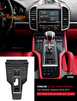 Kit de Actualización de Consola Central con Teclas Táctiles para Porsche Cayenne 2010-2017, Reproductor Multimedia de Panel Frontal, Plug and Play, Actualización GEN 2024