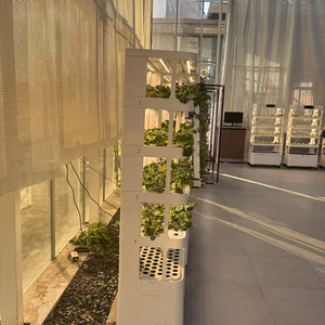 Jardin vertical hydroponique intelligent à 5 étages pour la maison avec LED et pompe à eau - Nouveau système intelligent de culture de fruits et légumes - Product Image 3