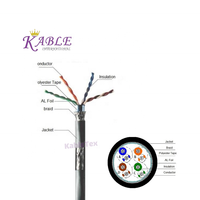Cable LAN Cat5e SF/UTP 4 pares 24AWG Solid BC 305M para comunicación