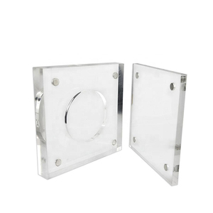 Tùy chỉnh rõ ràng thách thức đồng xu hiển thị khung với từ acrylic nhựa đồng xu huy chương hiển thị chủ bảo vệ trường hợp - Product Image 2