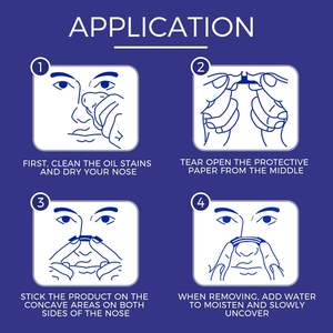 Bandes nasales anti-ronflement (noires) pour une meilleure qualité de sommeil, certifiées CE, en matériau non tissé PE - Product Image 5