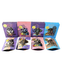 Emballage personnalisé pour bonbons comestibles, sachet en aluminium brillant, sachet refermable anti-odeur, sachets en mylar de 3,5 g, 4x6 pouces, Gummies Cali Pack