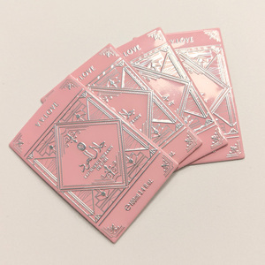 Étiquettes Art Déco roses, étiquettes de parfum en argent gaufré pour femmes avec adhésif écologique, autocollants métalliques personnalisés - Product Image 2