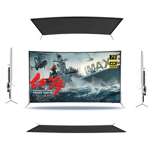 Televisor Inteligente de 75 Pulgadas, 4K Ultra HD LED, Pantalla Curva Grande, Wifi, Televisión Inteligente - Product Image 2