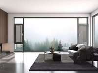 Ventanas Panorámicas de Aluminio para Casa o Villa, Ventana Doble de Gran Vista, de Piso a Techo, Fija, Moderna
