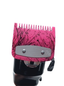 Suministros de peluquero, venta al por mayor, peines guía universales, accesorios para herramientas de peinado, de Metal Clip, peine de límite de Rosa manchado - Product Image 5