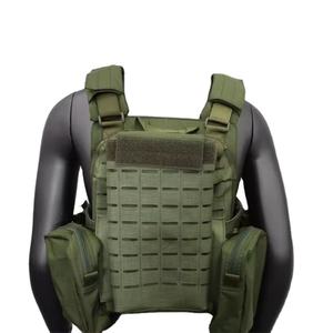 Molle System Camo Combat Body Protection Plate Carrier Gilet tactique couleur Camouflage à dégagement rapide à une main - Product Image 1