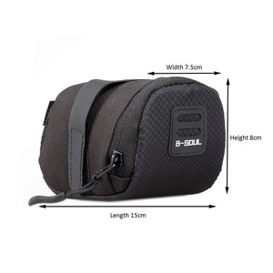 Bolsa de nailon para SILLÍN de bicicleta de montaña, resistente al agua, asiento de almacenamiento, bolsa de herramientas trasera, accesorios para ciclismo al aire libre - Product Image 4