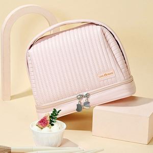 Bolsa de Maquillaje Personalizada con Logotipo, Estilo Simple, Gran Capacidad, Linda y Elegante, Bolsa de Viaje para Cosméticos y Artículos de Aseo - Product Image 3