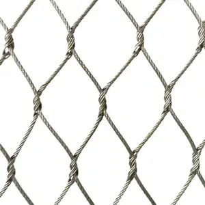野生动物公园用网状供应商透明不锈钢绳索电缆网