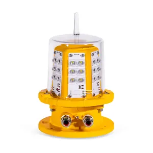 Single Beam Wind Turbines Led Aviation Medium Intensity Obstruction Light For Building