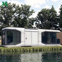 Maisons, Villas, Appartements, Hôtels, Bureaux, Chambres à Coucher Préfabriquées Contemporaines Modernes Minimalistes en Conteneurs à Cadre Acier