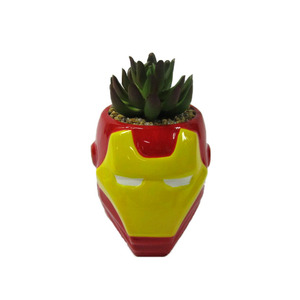 Vente en gros <span class=keywords><strong>de</strong></span> petits pots <span class=keywords><strong>de</strong></span> fleurs artificiels en céramique pour succulentes, pour décoration d'intérieur et d'<span class=keywords><strong>extérieur</strong></span>, pour <span class=keywords><strong>personnage</strong></span> <span class=keywords><strong>de</strong></span> film <span class=keywords><strong>de</strong></span> dessins animés en 3D personnalisés - Product Image 2