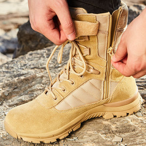 Giày chiến thuật cao cổ nam CQB.SWAT Flying Tiger, xuất xưởng trực tiếp, màu đen, chất liệu cao su thoáng khí, mùa thu đông. - Product Image 2