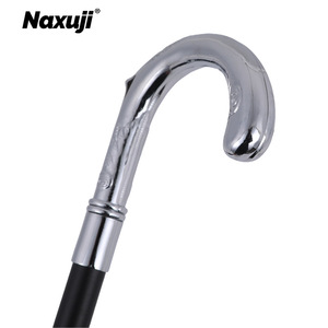 Canne Courbée Naxuji 93cm en Alliage d'Aluminium, Accessoire de Défilé de Mode - Product Image 3