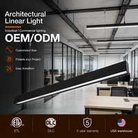 Lampe de bureau LED Lonyung OEM ODM sans scintillement, CCT réglable, 4 pieds, 2 pieds, homologuée ETL DLC, lampe suspendue pour projet de centre commercial