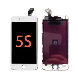 Layar sentuh Lcd Iphone 5S, layar sentuh Digitizer rakitan tampilan ponsel layar Lcd
