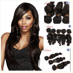 Extensions de Cheveux Humains Vierges Remy Premium en Gros, Tissages Double Drawn, Texture Ondulée Naturelle, Cheveux en Stock - Product Image 1