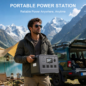 Centrale Électrique Portable 2400W LiFePO4 avec MPPT, Application Intelligente, Onduleur et Générateur Solaire à Onde Sinusoïdale Pure pour la Maison et les Activités Extérieures - Product Image 4