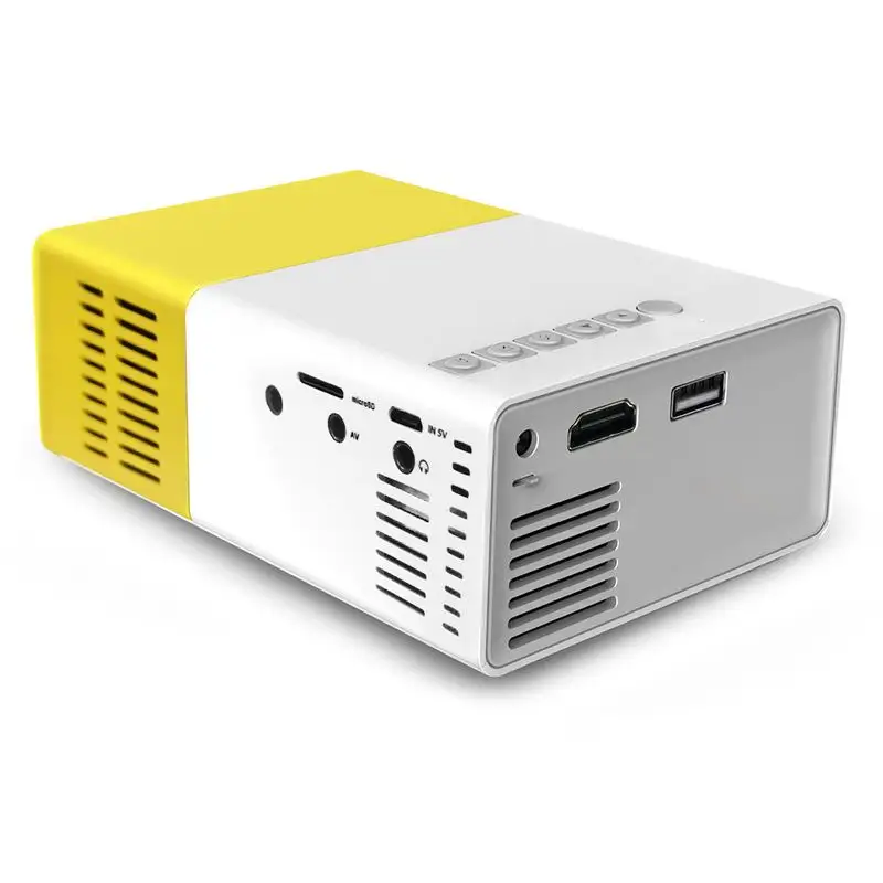 Hot Selling YG300 LED Mini Projector USB 3D Pico Projector Audio Home Media Player LCD Video Proyector YG300