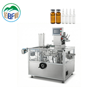   Machine de cartonnage d'ampoules de qualité supérieure 100 BPM avec inséreur de prospectus automatique