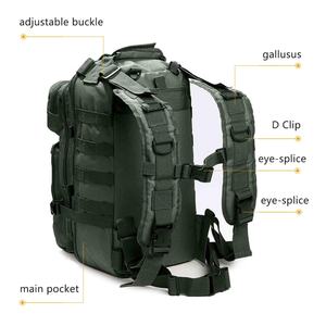 Sac à dos tactique MOLLE de camouflage extérieur, imperméable, léger, pour la randonnée, la chasse, l'entraînement CS, sac à dos d'assaut - Product Image 4