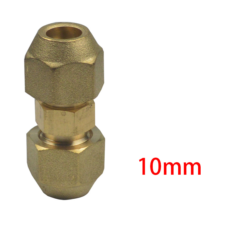 Raccordement de tuyau en cuivre de 10 mm (avec écrou)