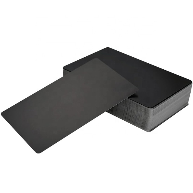 Metal Business Cards Blank Steel Card Laser Engraving Stainless Cards for Office Customer DIY Gift