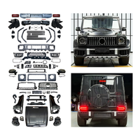 Kit de carrosserie W465 G63 AMG pour Mercedes-Benz, modification et mise à niveau de la voiture W463 2002-2018, comprenant pare-chocs avant, pare-chocs arrière et phares.