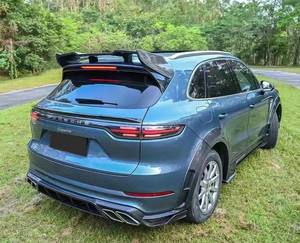 ชุดแต่งไวด์บอดี้คาร์บอนไฟเบอร์สไตล์ MSY สำหรับ Cayenne ปี 2018-2024 พร้อมสปอยเลอร์ดิฟฟิวเซอร์ลิปหน้าแบบติดตั้งเอง อัพเกรดฝากระโปรง - Product Image 6