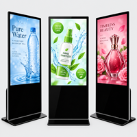 Afficheur numérique LCD HD sur pied de 43/49/55/65 pouces pour signalisation et publicité, kiosque avec WiFi/USB/CMS, animation pour magasin de détail