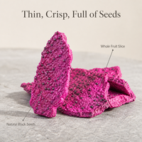 Chips de Pitaya Roja Liofilizada a Granel, Snack Saludable con Sabor a Fruta del Dragón, Tecnología FD, Exportación OEM, Directo de Fábrica