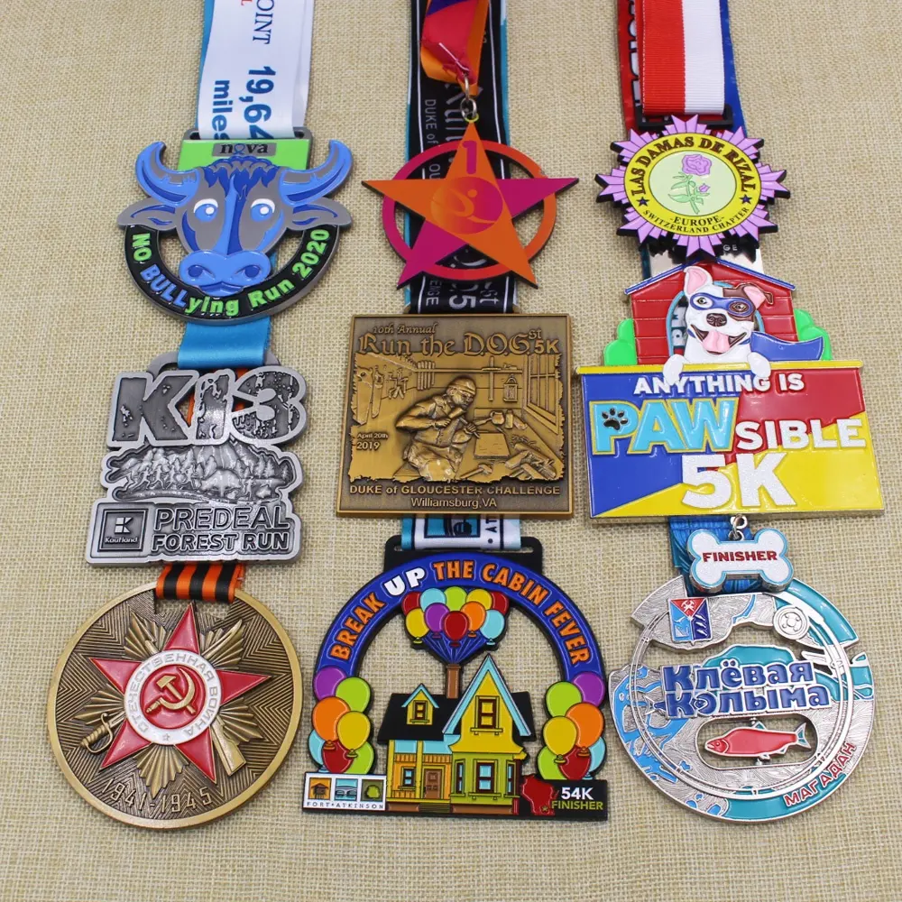 5k Finisher Jungen & Mädchen Clubs von West Alabama Bike Skate Cartwheel Virtuelle Run Sport Medaille