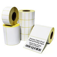 Etiquetas Térmicas Adhesivas de Papel Termosensible de 4*6 Pulgadas (100*150 mm) Directo de Fábrica, Impresión Personalizada de Códigos de Barras, Rollo de Etiquetas Adhesivas